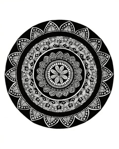 Black & White Mandala- 2