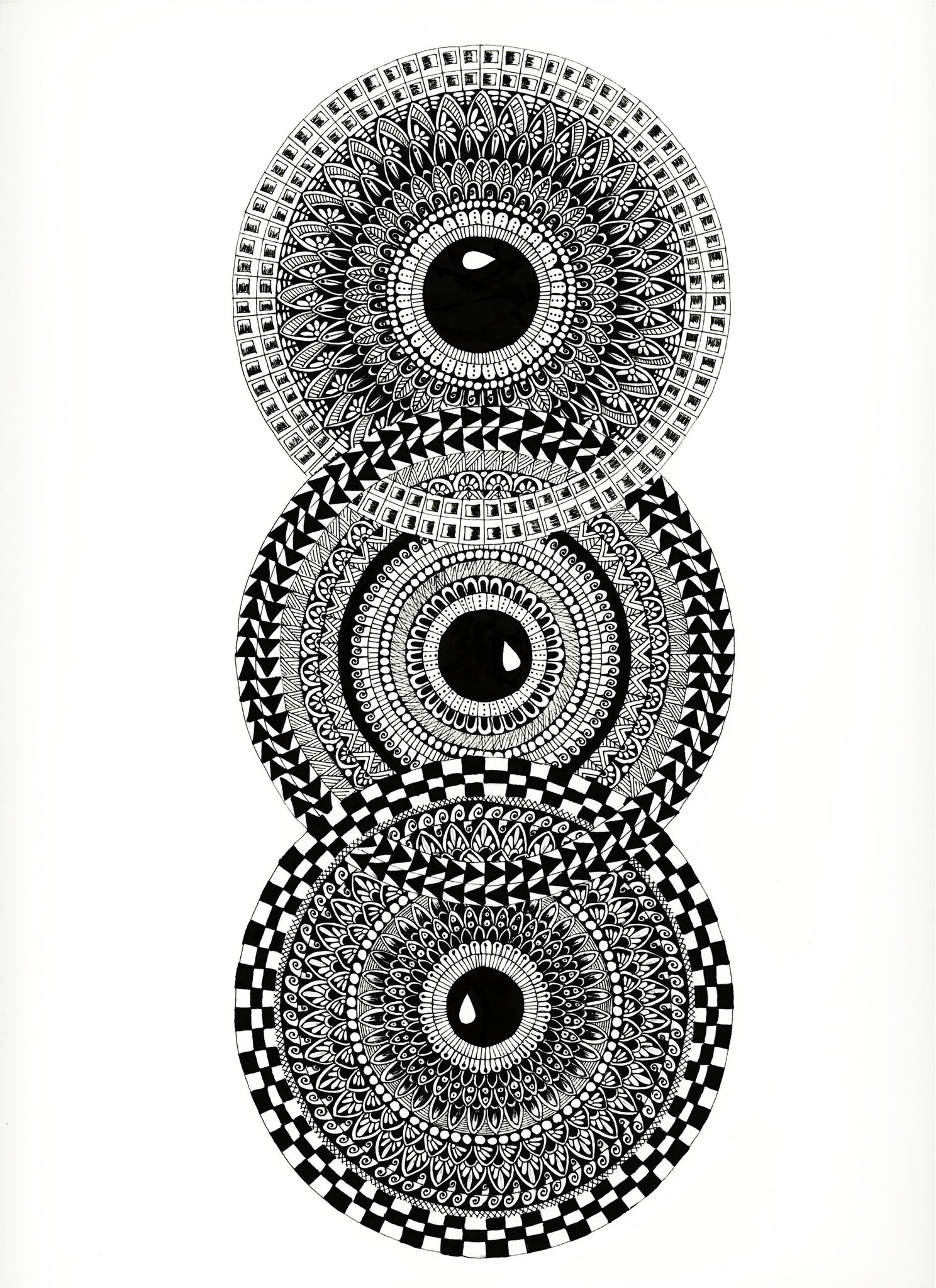 Third Time is a Charm- PRINT- 9"x12"
