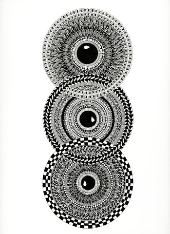 Third Time is a Charm- PRINT- 9"x12"
